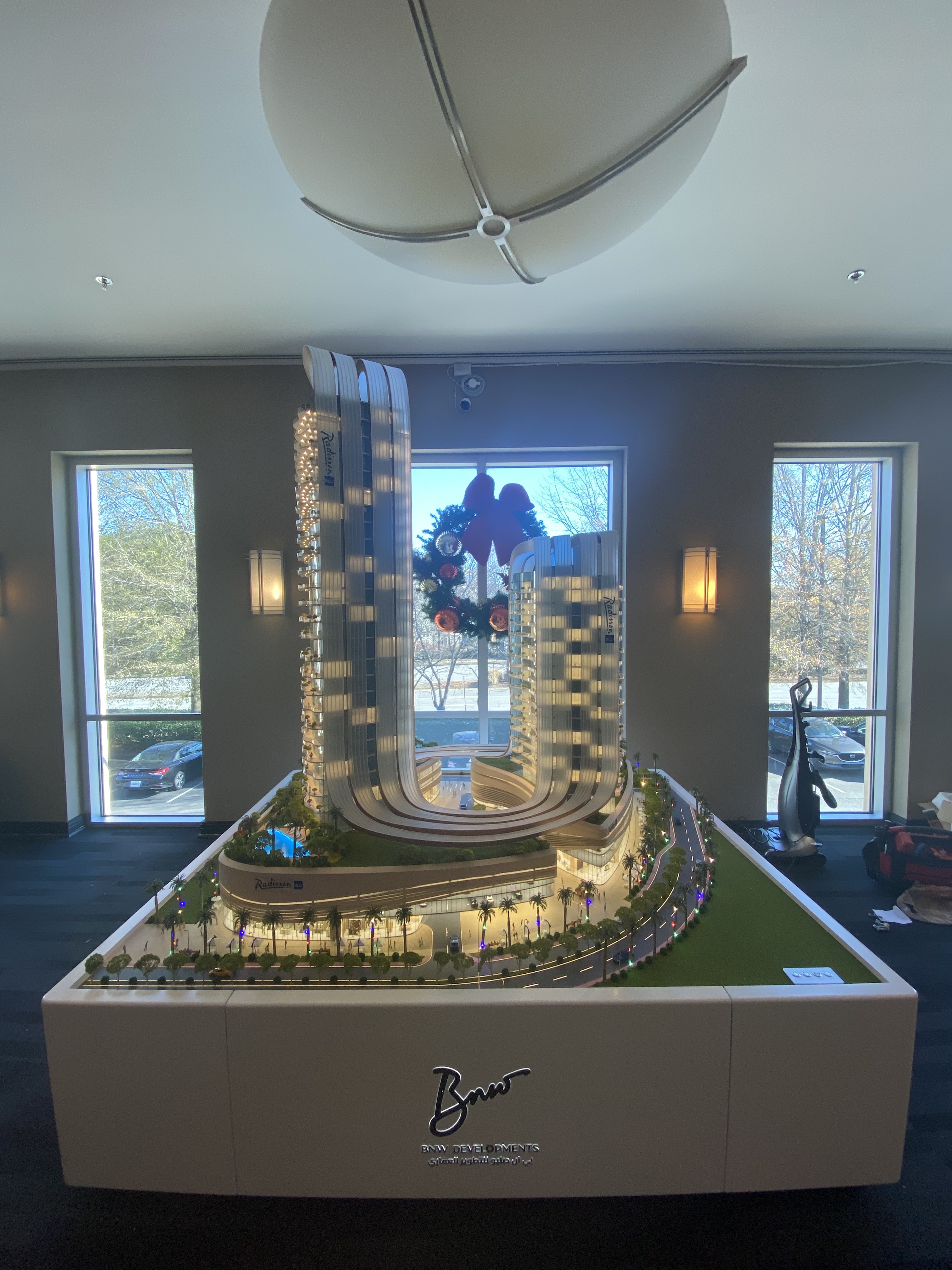 Installing an 8-Foot Mixed-Use Architectural Model in Atlanta